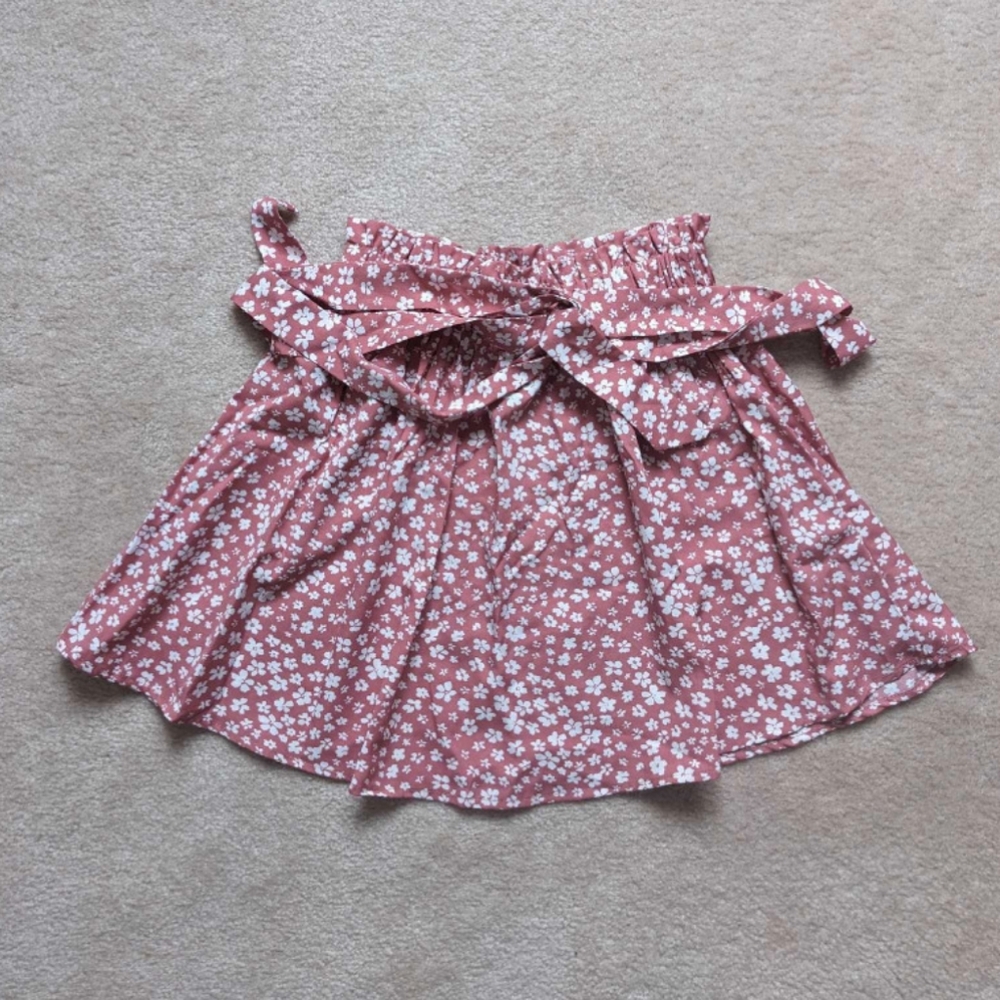 Floral Mini Skirt